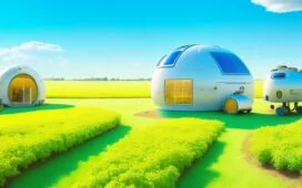 Ein sonnenbeschienener Spargelfeld-Hof im Frühling, auf dem ein futuristischer, autonomer Ernte-Roboter mit sanft leuchtenden Kameras und präzisen mechanischen Armen behutsam frische Spargelstangen erntet, während im Hintergrund freundliche Landwirte mit zufriedenen Gesichtern und natürlichem Lächeln den technischen Fortschritt begutachten, umgeben von grünen Pflanzen und klarem blauem Himmel, der eine hoffnungsvolle und harmonische Verbindung von moderner KI-Technologie und traditioneller Landwirtschaft vermittelt.