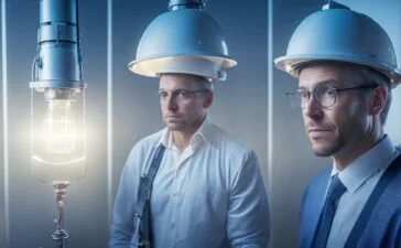 Ein freundliches, natürlich beleuchtetes Porträt einer modernen Entwicklerin, die lächelnd vor mehreren Bildschirmen mit Code und digitaler Authentifizierung arbeitet, während warmes Tageslicht den Raum durchflutet und eine einladende Atmosphäre schafft.