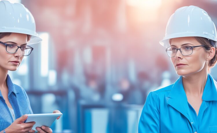 Ein strahlend heller, natürlicher Arbeitsbereich mit modernem IoT-Gerät in Fokus, umgeben von warmem Sonnenlicht, das eine einladende und vertrauensvolle Atmosphäre schafft, während im Hintergrund verschwommene technische Komponenten und ein Entwickler mit leichtem Lächeln die Zukunftssicherheit von Ascon-Kryptografie symbolisieren.