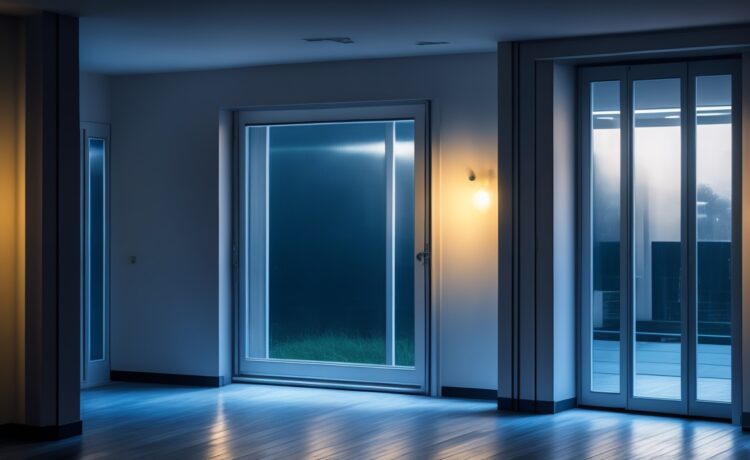 In einem hell erleuchteten, modernen Büroraum arbeitet ein konzentrierter Softwareentwickler vor mehreren Bildschirmen mit komplexem Code, während das warme Sonnenlicht durch große Fenster fällt und eine Atmosphäre von Vertrauen, Innovation und zukunftsorientierter KI-Sicherheit schafft.