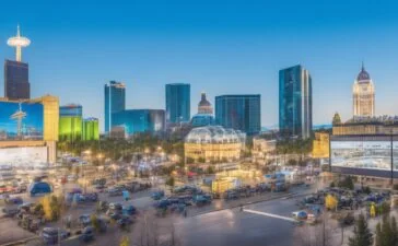 In einem hellem, modern gestalteten Konferenzraum in Las Vegas diskutieren leidenschaftliche IT-Sicherheitsexperten in natürlichem Tageslicht konzentriert und hoffnungsvoll um einen großen Holztisch, umgeben von Laptops und digitalen Visualisierungen, die den Wandel zu sicherer Software verkörpern – ein warmes, inspirierendes Bild voller Energie und kollegialem Austausch.