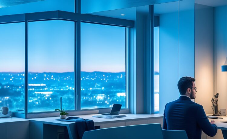 Ein freundlich beleuchteter moderner Arbeitsplatz mit zwei konzentrierten Menschen vor hellen Bildschirmen, die angeregt über digitale Sicherheit und Webtechnologie diskutieren, während warmes Tageslicht durch große Fenster fällt und eine Atmosphäre von Kooperation und Innovation schafft.