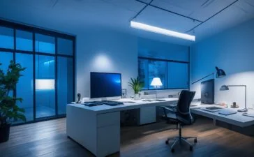 Ein hell erleuchtetes, modernes Büro mit freundlicher Atmosphäre, in dem ein konzentrierter Geschäftsmann vor einem Laptop sitzt und angeregt über komplexe juristische Dokumente und innovative KI-Modelle nachdenkt, während warmes Tageslicht durch große Fenster fällt und die Szene naturnah und cineastisch einfängt.