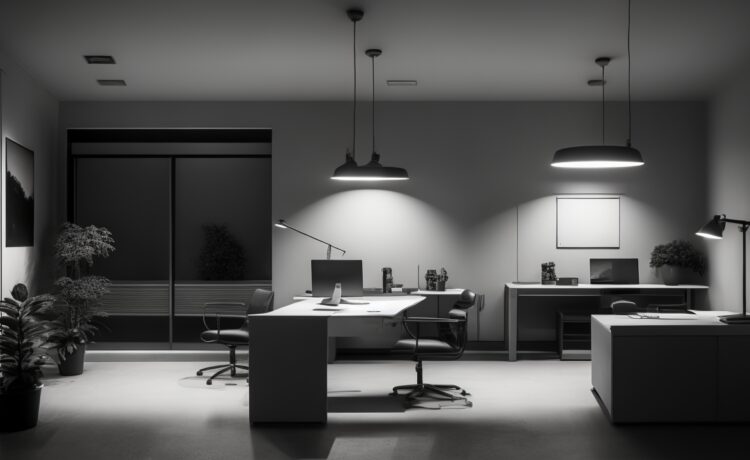 Ein hell erleuchtetes, modernes Büro mit warmem Tageslicht, in dem eine nachdenkliche Person vor mehreren Bildschirmen sitzt, die komplexe Daten und schematische Weltmodelle darstellen, während natürliche Pflanzen und minimalistische Technologie den Raum freundlich und einladend gestalten.