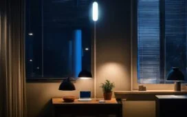 Ein hell erleuchteter Arbeitsplatz mit warmem Tageslicht durch ein großes Fenster, auf dem ein geöffnetes iPhone neben sorgfältig sortierten Elektronikbauteilen liegt, während unscharf im Hintergrund Hände konzentriert an einem Smartphone arbeiten – ein ruhiges, einladendes Bild, das die komplexe Reise gestohlener Geräte in einer modernen Reparaturumgebung widerspiegelt.