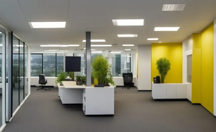 Ein hell erleuchtetes, modernes Büro mit natürlichen Sonnenstrahlen, in dem ein aufgeschlossener Entwickler vor einem leuchtenden Bildschirm mit komplexen KI-Codes sitzt, umrahmt von minimalistischer Technik und warmen Holztönen, die den innovativen Geist der chinesischen GLM-KI-Modelle lebendig und einladend widerspiegeln.