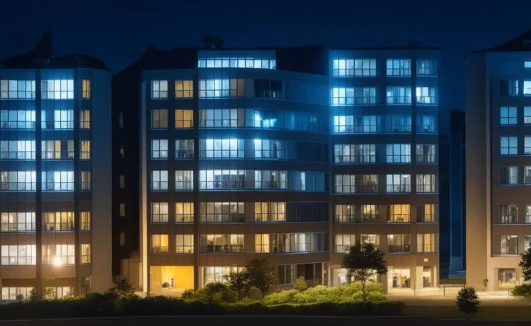 Ein warm beleuchtetes, modernes Kontrollzentrum mit konzentrierten Forschern, die vor hochauflösenden Bildschirmen die Flugbahnen von Satelliten überwachen, während durch große Fenster sanftes Tageslicht den Raum erhellt und eine Atmosphäre von fokussierter Zusammenarbeit und technologischem Fortschritt schafft.