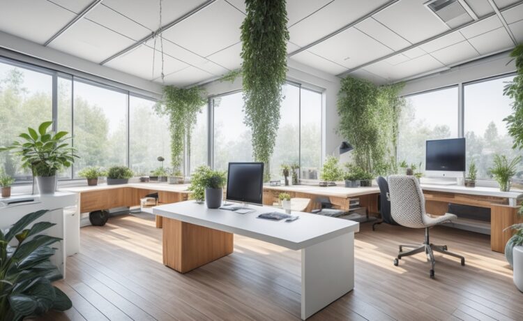 Ein sonnendurchflutetes modernes Büro mit kreativen Designern unterschiedlichen Alters, die konzentriert an hellen Bildschirmen arbeiten, während natürliche Pflanzen und warme Holzelemente eine einladende Atmosphäre schaffen und so die Bedeutung von konsistenter Markenidentität und durchdachtem Webdesign im digitalen Zeitalter lebendig vermitteln.
