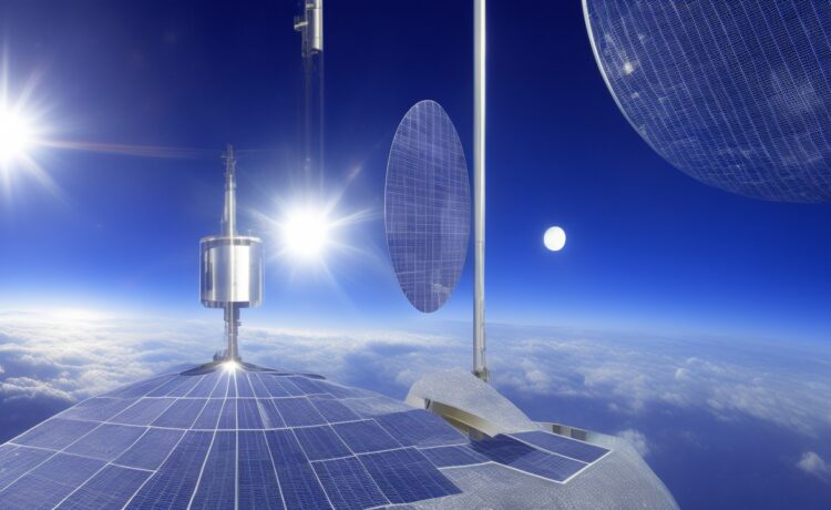 Strahlendes Sonnenlicht fällt sanft auf ein hochmodernes Raumsondendesign in einer klaren Weltraumkulisse, während Forscher in hellen Laborräumen voller technologischer Geräte konzentriert an der Vorbereitung einer historischen Mission zum interstellaren Kometen 3I/Atlas arbeiten – ein lebendiges Bild von menschlicher Neugier und Fortschritt in der Erforschung der kosmischen Geheimnisse.