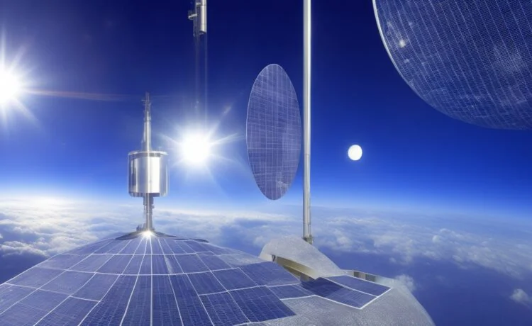 Strahlendes Sonnenlicht fällt sanft auf ein hochmodernes Raumsondendesign in einer klaren Weltraumkulisse, während Forscher in hellen Laborräumen voller technologischer Geräte konzentriert an der Vorbereitung einer historischen Mission zum interstellaren Kometen 3I/Atlas arbeiten – ein lebendiges Bild von menschlicher Neugier und Fortschritt in der Erforschung der kosmischen Geheimnisse.