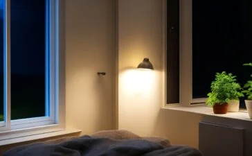 Ein warm beleuchtetes, modernes Smartphone in einer hellen Wohnumgebung, das den entspannten Nutzer beim sicheren Zugriff auf die Chrome-App zeigt, während natürliches Tageslicht sanft durch ein Fenster fällt und eine freundliche, vertrauensvolle Atmosphäre schafft.