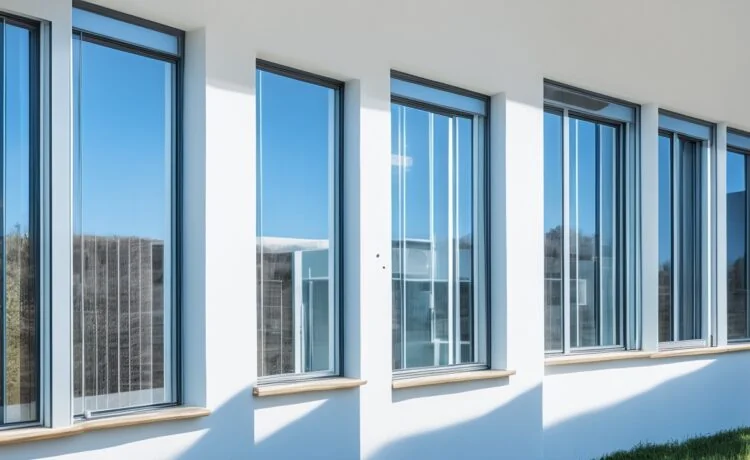 Ein strahlend helles, natürlich ausgeleuchtetes Büroambiente zeigt eine konzentrierte Entwicklerin vor mehreren Bildschirmen mit komplexem Code, während warme Sonnenstrahlen durchs Fenster fallen und eine freundliche, zugleich professionelle Atmosphäre voller Vertrauen und Zukunftsoptimismus schaffen.