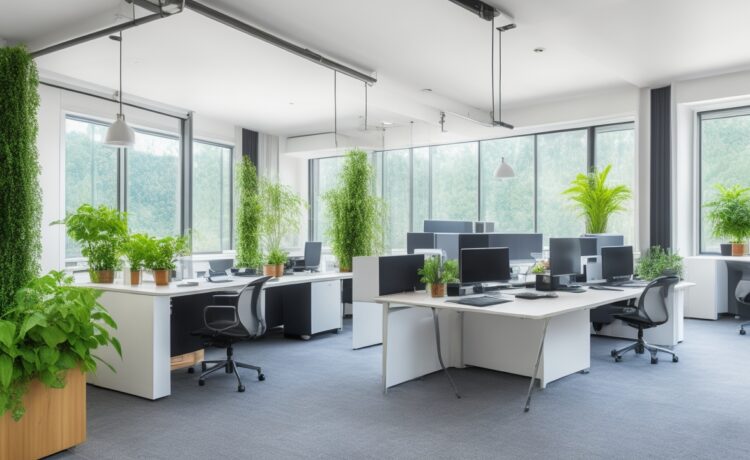 Ein sonnendurchflutetes, modernes Büro mit konzentriert arbeitenden Entwickler:innen vor mehreren Bildschirmen, die komplexen Code überprüfen, während warme Holztöne und natürliche Pflanzen eine einladende, vertrauensvolle Atmosphäre schaffen.
