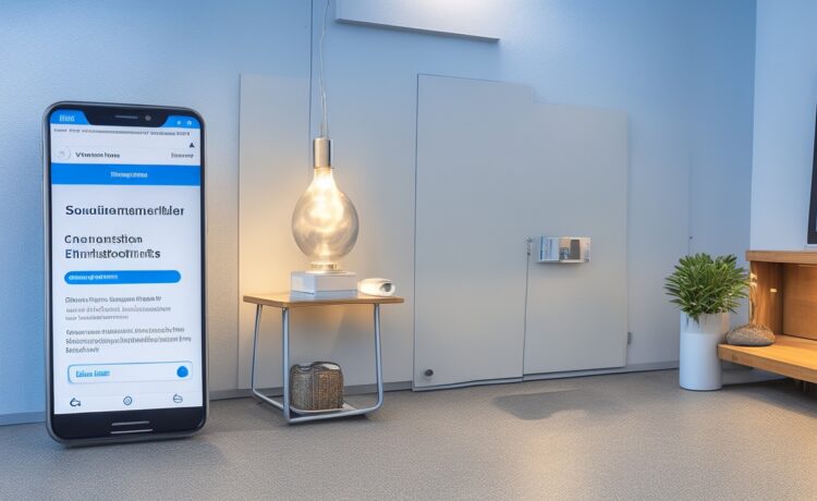 Ein natürlich beleuchtetes, freundliches Büro-Szenario mit einem lächelnden Entwickler, der auf einem modernen Smartphone die neue Open-Source Authenticator-App von Proton nutzt, umgeben von warmen Holztönen und sanften Sonnenstrahlen, die eine Atmosphäre von Vertrauen, digitaler Sicherheit und Innovation vermitteln.
