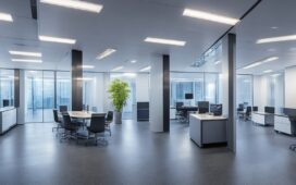 Ein strahlend hell erleuchtetes, modern eingerichtetes Büro mit einem aufgeschlagenen Samsung Galaxy S26 in der Mitte, umgeben von warmem Tageslicht und subtilen Reflexionen auf eleganten Metall- und Glasflächen, das die spannende Kombination aus innovativer Technik, smarter KI und nachhaltigem Design samt einem Hauch von Zukunftsoptimismus lebendig einfängt.