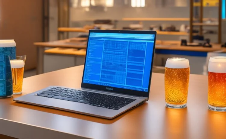 Ein einladend helles, natürlich beleuchtetes Szenario eines modernen Arbeitsplatzes mit fokussiertem Team aus vielfältigen Forschenden, die an Laptops und großen Bildschirmen mit komplexen Datenanalysen arbeiten, umgeben von warmen Holztönen und grünen Pflanzen, das Vertrauen, Verantwortung und den sensiblen Umgang mit digitalen Informationen symbolisiert.
