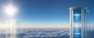 Ein sonnendurchfluteter moderner Serverraum mit glänzenden, energieeffizienten Rechenzentren, in dem technikaffine Menschen in entspannter Atmosphäre nachhaltige Innovationen diskutieren – strahlend freundlich, mit natürlichem Licht und warmer Farbgebung, die den zukunftsweisenden Wandel hin zu grüner IT lebendig einfängt.