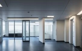 In einem hell erleuchteten, modernen Büroambiente diskutieren diverse Menschen verschiedener Altersgruppen lebhaft und vertrauensvoll miteinander, während Sonnenlicht durch große Fenster fällt und eine warme, einladende Atmosphäre schafft, die das Spannungsfeld zwischen Technologie, Informationsvielfalt und digitaler Vertrauensbildung eindrucksvoll einfängt.