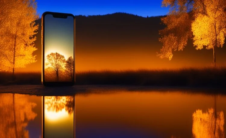 Ein strahlend natürlich beleuchtetes, minimalistisch inszeniertes Foto eines schlanken iPhone Air aus poliertem Titan, das in warmem Tageslicht auf einem hellen Holztisch liegt und dabei durch die sanften Reflexionen die perfekte Symbiose aus filigranem Design und modernster Technologie ausstrahlt.