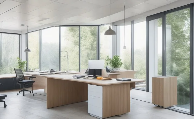 Eine helle, natürliche Aufnahme eines nachdenklichen jungen Entwicklers in einem modernen Büro, der vor einem großen Bildschirm mit komplexen Datenvisualisierungen sitzt, während warmes Sonnenlicht durch das Fenster fällt und die Atmosphäre von neugieriger Intelligenz und menschlicher Wärme durchdringt.