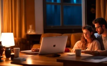 Eine lichtdurchflutete, lebendige Büroszene mit engagierten Menschen unterschiedlicher Herkunft, die konzentriert vor Laptops sitzen und in natürlichem Tageslicht konzentriert Daten markieren, während warme Farbtöne und ein freundliches Miteinander Optimismus und den Wandel in der Welt der KI-Datenannotation einfangen.