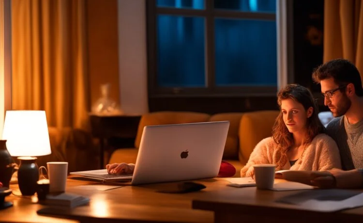 Eine lichtdurchflutete, lebendige Büroszene mit engagierten Menschen unterschiedlicher Herkunft, die konzentriert vor Laptops sitzen und in natürlichem Tageslicht konzentriert Daten markieren, während warme Farbtöne und ein freundliches Miteinander Optimismus und den Wandel in der Welt der KI-Datenannotation einfangen.