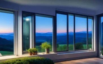 Ein lichtdurchfluteter, moderner Serverraum zeigt mit warmem Tageslicht durch große Fenster glanzvolle Reihen energieeffizienter Rechenzentren, in denen Technik und nachhaltige Innovationen harmonisch zusammenwirken und eine zukunftsfrohe Atmosphäre digitaler Nachhaltigkeit schaffen.