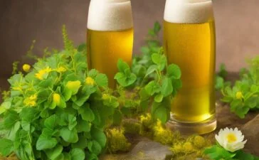 Ein strahlend helles, natürlich beleuchtetes Foto eines modernen Rechenzentrums mit offenen Notstromaggregaten, umgeben von sanft warmem Tageslicht und grünen Pflanzen, das den zukunftsweisenden Einsatz von nachhaltigem HVO-Kraftstoff in einer harmonischen, einladenden Atmosphäre symbolisiert.