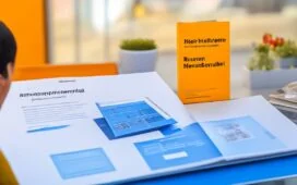 Ein heller, modern eingerichteter Büroarbeitsplatz im natürlichen Tageslicht, an dem mehrere Mitarbeitende in entspannter, konzentrierter Runde zusammenarbeiten, ihre Mimik offen und freundlich, während digitale Geräte und Notizen die Atmosphäre einer laufenden, gut organisieren Teamdiskussion mit Fokus auf Innovation und menschliche Verbindung widerspiegeln.