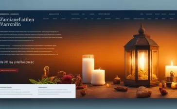 Ein warmes, hell erleuchtetes Redaktionsstudio zeigt eine kreative Webdesignerin, die konzentriert mit farbigen Mustern und Bildschirmen arbeitet, während natürliches Tageslicht die lebendigen Farbtöne ihrer modernen Arbeitsumgebung sanft zum Strahlen bringt und so die Bedeutung komplexer Farbräume für zeitgemäßes Webdesign atmosphärisch einfängt.