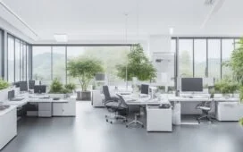 Ein sonnendurchflutetes, modernes Büro mit freundlichen Entwickler:innen, die konzentriert an vernetzten Bildschirmen mit Code und digitalen Diagrammen arbeiten, umgeben von warmen Holztönen und lebendigem Pflanzenlicht – die Atmosphäre strahlt Innovation, Zusammenarbeit und den Aufbruch in eine neue Ära der Webentwicklung aus.