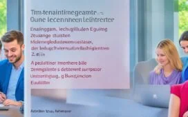 Eine sonnendurchflutete, moderne Lernumgebung mit engagierten Studierenden verschiedener Altersgruppen, die in offener Atmosphäre digital unterstützte Teamarbeit, konzentriertes Nachdenken und lebendigen Austausch pflegen – strahlend natürliches Licht unterstreicht die warme, positive Stimmung einer zukunftsorientierten Bildung im Zeitalter der Künstlichen Intelligenz.
