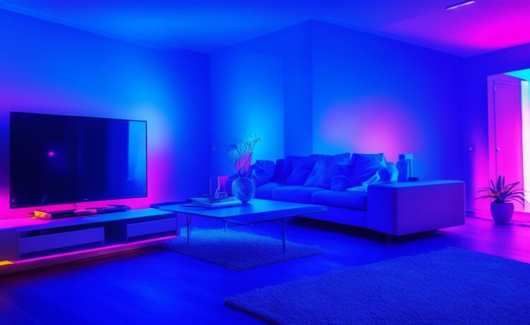 Ein hell erleuchtetes Wohnzimmer mit moderner Streaming-Hardware wie einem Fire TV Stick und schlanken Fernbedienungen auf einem Holz-Tisch, umgeben von warmem Tageslicht und einem einladenden Ambiente, das Sicherheit und gemütlichen digitalen Komfort vermittelt.