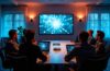 Ein heller, warm beleuchteter Konferenzraum mit einem fokussierten IT-Team, das engagiert an vernetzten Bildschirmen und moderner Serverhardware arbeitet, um digitale Souveränität und sichere IT-Infrastruktur in einem zukunftsorientierten, europäischen Unternehmensumfeld umzusetzen.